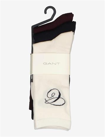 GANT Script G Sock 3-Pack - EGGSHELL - 37-39 – kuva 2/2