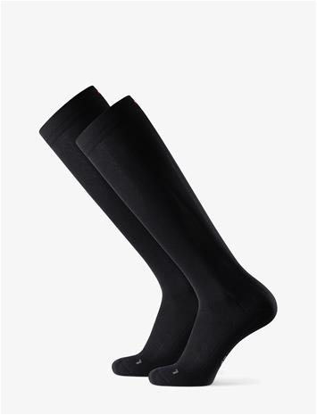 DANISH ENDURANCE Perform Compression Socks 1-Pack - SOLID BLACK - 43-47
