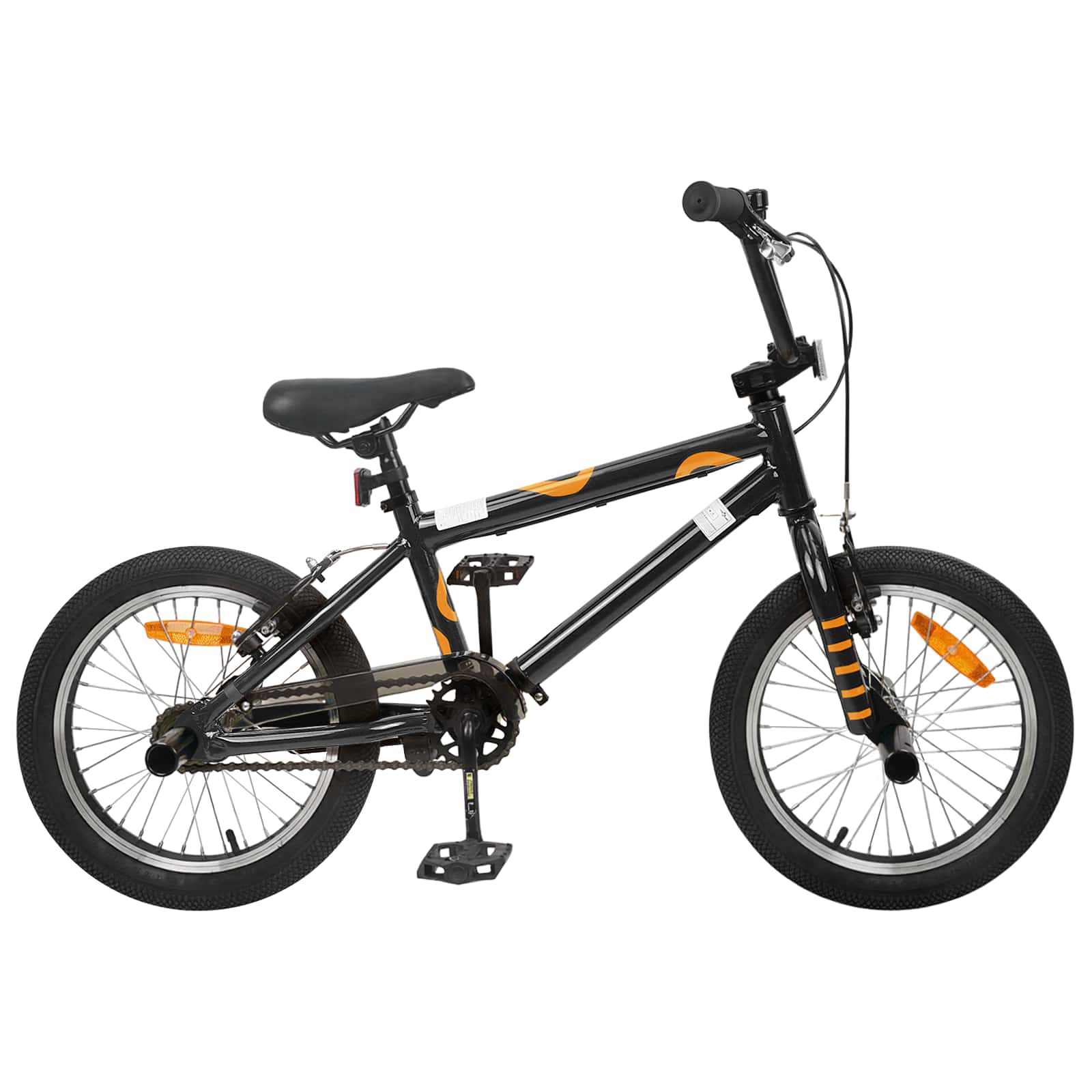 vidaXL BMX Pyörä 16 Tuumaa 5-8 vuotta Musta