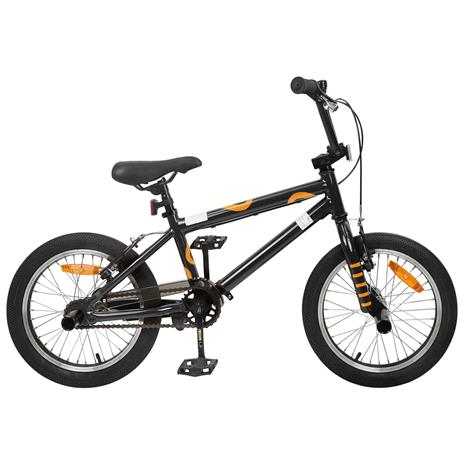 vidaXL BMX Pyörä 16 Tuumaa 5-8 vuotta Musta