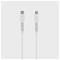 FIXED LIQUID Silicone cable USB-C/Lightning 1.2m White – kuva 1