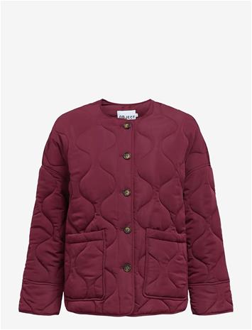 OBJECT Objallie Ls Lo Quilted Jacket Noos - WINDSOR WINE - 34