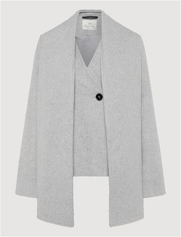 Kaffe Kascarlett Jacket - Grey - 44
