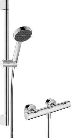 Hansgrohe activera select s shower system for exposed installation