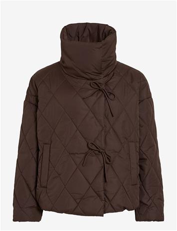 VILA Vibumble L/S Puffer Jacket/1 - COFFEE BEAN - 36