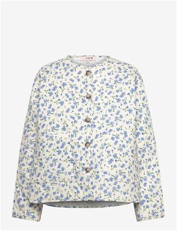 A-VIEW Kammy Jacket - WHITE/BLUE - 40 – kuva 2/2