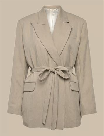 RODEBJER Rodebjer Stand Tencel - Beige - L