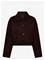 MANGO Cropped Jacket With Pockets - DARK BROWN - S – kuva 2
