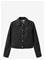 MANGO Fitted Denim Jacket With Pockets - BLACK - S – kuva 2