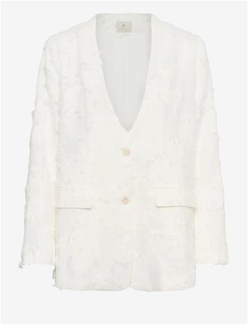 KAFFE Kalena Blazer - CHALK - 46