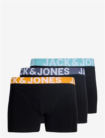 JACK & JONES Jacconor Solid Trunks 3 Pack Noos - BLACK - M