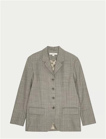 REMAIN Birger Christensen Boxy Oversized Blazer - Grey - 40