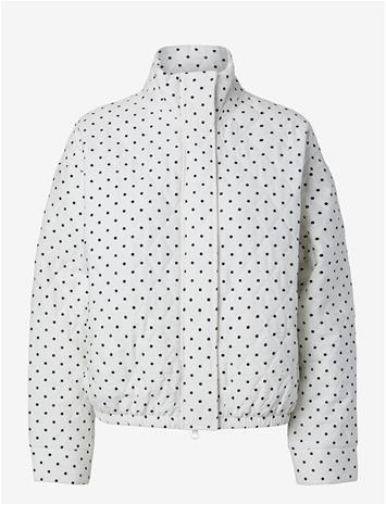 PIECES Pcfamilla Quilted Bomber Jacket - CLOUD DANCER - M