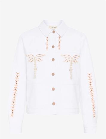 CREAM Crbotilde Denim Jacket - SNOW WHITE - 40