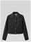 Mango Fitted Denim Jacket With Pockets - Black - XL – kuva 3