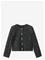 MANGO Flecked Cotton-Blend Jacket - BLACK - S – kuva 2