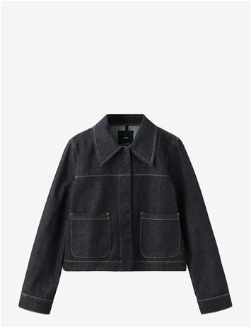 MANGO Denim Jacket With Pockets - OPEN BLUE - S