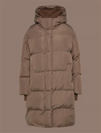 Closed Puffer Coat Jackets & Coats - Brown - M – kuva 2/3