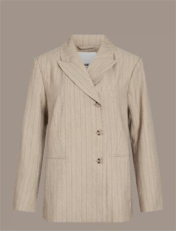ROUGE EDIT Rousaga L/S Db Blazer - Grey - 44