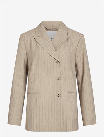 ROUGE EDIT Rousaga L/S Db Blazer - Grey - 44