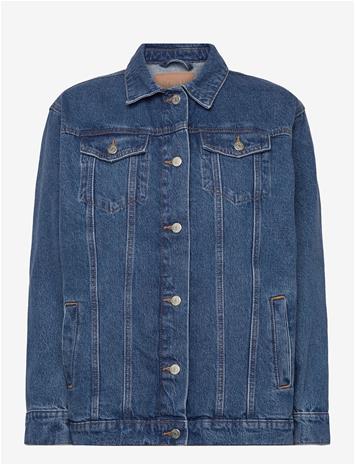 ONLY Onljagger Ls Oversized Dnm Jacket - MEDIUM BLUE DENIM - M