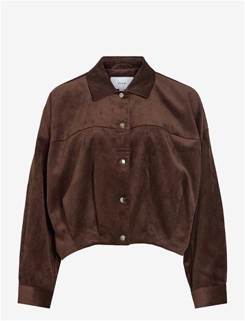 VILA Vicourdie L/S Jacket - COFFEE BEAN - 34 – kuva 2/2