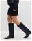 Nelly - Musta - Low Block Knee Boot – kuva 3