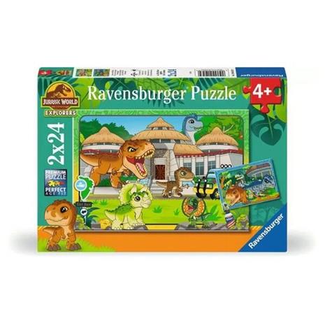 Ravensburger Palapeli x 2 Jurassic World Explorers 24