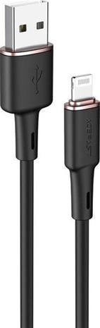 Acefast Cable USB to Lightining C2-02 MFi 2.4A 1.2m (black) – kuva 6/6