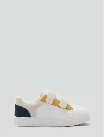 Mango Velcro Fastening Straps Sneakers - White - 28