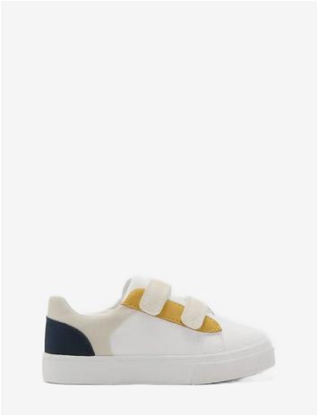 MANGO Velcro Fastening Straps Sneakers - WHITE - 27