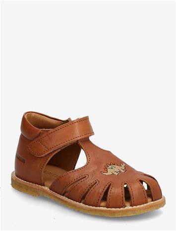 ANGULUS Sandals - Flat - Closed Toe - Brown - 25
