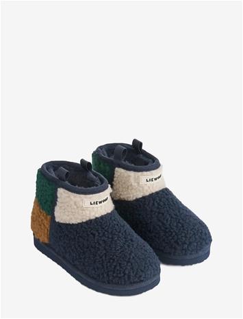 LIEWOOD Albi Pile Boot - CLASSIC NAVY MULTI MIX - 34