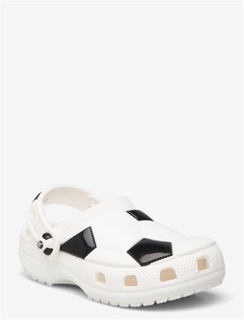 CROCS Classic Soccer Ball Clog T - WHITE/BLACK - 24/25