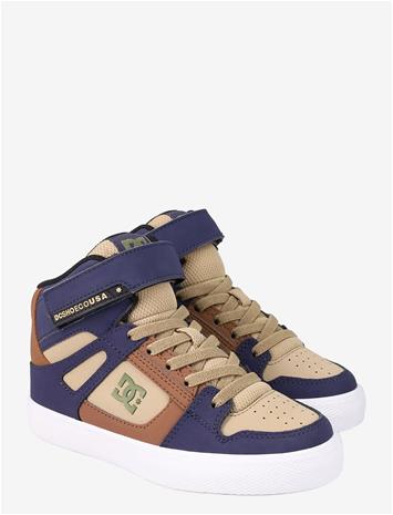 DC Pure High-Top Ev - NAVY/BROWN/TAN - 33.5