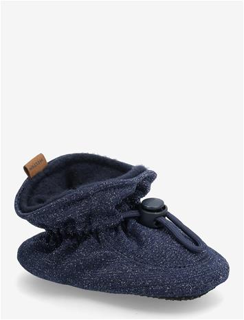 MELTON Glitter Textile Slippers - MARINE - 22/23