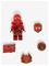 CROCS 4Lw Ninjago Kai 5Pck - WHITE - One Size – kuva 2