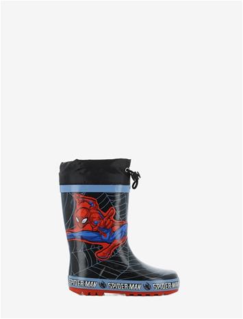 SPIDER-MAN Boys Rainboots - BLACK/GREY BLUE - 27