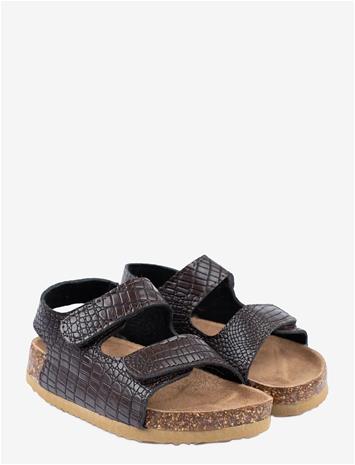 MIKK-LINE Sandal Texture Cork - COGNAC - 28