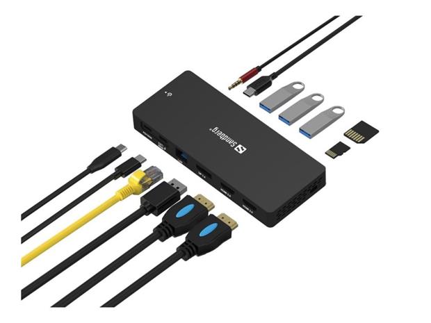 Sandberg USB-C 13-in-1 Docking Station Pro – kuva 6/7