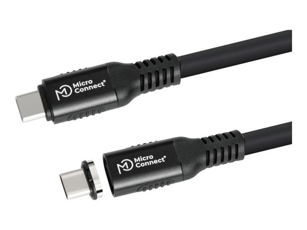 Microconnect MC-LS-USB4CC0.15 USB cable USB4 Gen 3x2 0.15 m USB C 240 W Black