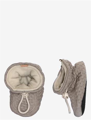 MELTON Structure Textile Slippers - BEIGE MELANGE - 20/21
