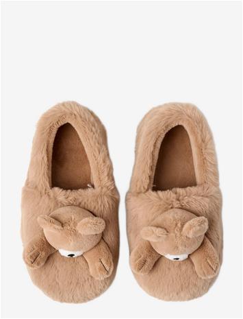 LINDEX Slippers Teddybear - BROWN - 27/28