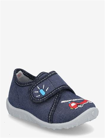Superfit Spotty Sisäkengät, Dark Blue/Car, 20