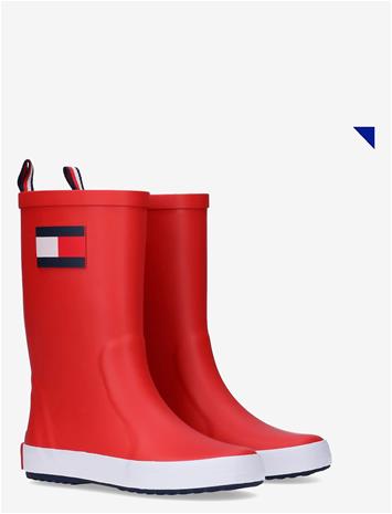TOMMY HILFIGER Flag Rain Boot Black - RED - 25/15.5 cm – kuva 2/2
