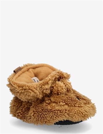 MELTON Bear Fluffy Slippers - APPLE CINNAMON - 20/21