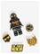 CROCS 4Lw Ninjago Cole 5Pck - WHITE - One Size – kuva 2