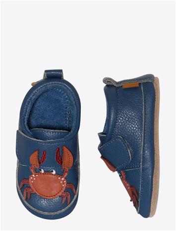 MELTON Crabbie Leather Slippers - BLUE SHADOW - 16/19 – kuva 2/2