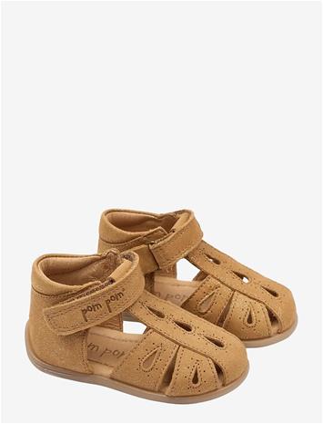 POM POM Pmpoppy Starter Drop Sandal - CAMEL GLITTER - 25