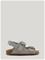 Mango Buckles Leather Sandal - Grey - 28 – kuva 3